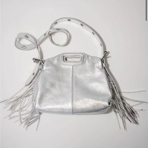 Maje miss mini Argent bag